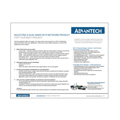 Selecting an Airborne (tm) Dual-Band Wi-Fi Network Product (Selection Guide) cover